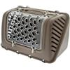 Mps2 Ferribiella Trasportino P-Bag Aereo per Piccoli Animali Apertura Laterale 44,5 x 26,5 x 28 cm, beige