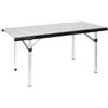 Brunner Tavolo da campeggio brunner titanium quadra compack 6 grigio 146x70x72,5 cm