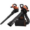 Soffiatore aspiratore trituratore elettrico black+decker 3000 w