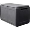 ArtPlast Baule da esterno artplast cube in polipropilene nero 230 lt 96x53x57 cm