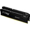 Kingston 32GB DDR5 6400MT/S CL32 DIMM (2 x 16GB, 6400 MHz, RAM DDR5, DIMM), Memoria RAM, Nero