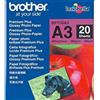 Brother Carta fotografica A3 lucida inkjet Brother Bp71GA3 (260 gr) - 20 fogli - 29,7 x 42 cm