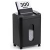 Distruggi Documenti Ufficio 300 Fogli Tritacarta Automatico Micro Taglio P 5