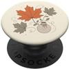 Cozy Maple Garden Graziose foglie d'acero autunnali Cottagecore Botanical Fall Vibes PopSockets PopGrip Adesivo