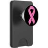 PINK RIBBON BREAST CANCER AWARENESS Consapevolezza del cancro al seno con nastro rosa PopSockets PopWallet per MagSafe
