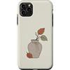 Boutique Botanical Society Custodia per iPhone 11 Pro Max Autunno Botanico Lino Vaso Leopardo Plaid Foglie