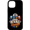 HVAC Grandpa Heating Cooling Technician Custodia per iPhone 15 HVAC Nonno Riscaldamento Tecnico di Raffreddamento