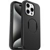 OtterBox Cover OtterGrip Symmetry per iPhone 15 Pro con MagSafe, resistente a shock e cadute, con grip integrato, testata 3x norme MIL-STD 810G, Nero
