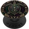 Mystical Marine Biology Designs Tartaruga marina gotica geometria sacra PopSockets PopGrip Adesivo