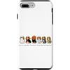 Funny Cavalier Dog Pet Owner Halloween G Custodia per iPhone 7 Plus/8 Plus Cavalier King Charles Spaniel Spooky Autunno Halloween Grafica