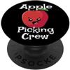 Family Apple Orchard Autumn Fun Frutteto autunnale abbinato alla famiglia di Apple Picking Crew PopSockets PopGrip Adesivo