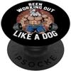 Funny Gym Weightlifting Training Boxing Divertente palestra sollevamento pesi allenamento uomini donne scherzo PopSockets PopGrip Adesivo