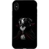 Halloween Border Collie Dog Pet Owner Go Custodia per iPhone XS Max Vampiro gotico spettrale per amanti dei cani, Border Collie