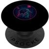 kiwi synthwave bird rainy alley kiwi bir Kiwi Rainy City Primavera Segno PopSockets PopGrip Adesivo