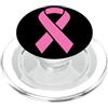 PINK RIBBON BREAST CANCER AWARENESS Consapevolezza del cancro al seno con nastro rosa PopSockets PopGrip per MagSafe