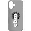heizfrosch Custodia per iPhone 17 Electronic Body Music (EBM) scritta grigia con ingranaggio
