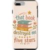 Bookish Reader | Vintage Aesthetic Book Custodia per iPhone 7 Plus/8 Plus Citazione divertente per gli amanti dei libri Reader Five Stars