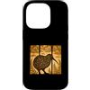 kiwi silhouette vintage panel ornate kiw Custodia per iPhone 14 Pro Pannello Vintage Kiwi Silhouette