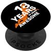 COOL BASKETBALL DESIGNS AND OUTFITS 18 ANNI DI BEING AWESOME BASKET 18. COMPLEANNO PopSockets PopGrip Adesivo