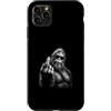 Rebellious Sasquatch Primate Humor Custodia per iPhone 11 Pro Max SasquatchBigfoot Medio Dito Ribelle Primate