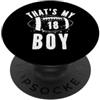 Leggende dello sport Questo è il numero 18 di My Boy Football PopSockets PopGrip Adesivo