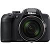 Nikon Fotocamera Bridge compatta Coolpix B700 - Nero + Nikon Nikkor 60X Wide Optical Zoom ED VR 4.3-258mm f/3.3-6.5 F/3.3-6.5 - refurbished
