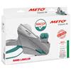 Meto HACCP - Segnalatore manuale (per etichette da 26 x 16 mm, 14 testi predefiniti, 2 righe, 20 cifre, Meto Classic M, colore argento