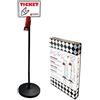 Alevar Piantana Eliminacode con Distributore tickets e Cartello