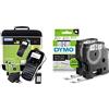 DYMO LabelManager 280 Kit Etichettatrice Portatile Ricaricabile Tastiera QWERTY con Custodia & D1 etichette, stampa nero su bianco, 12x7 mm, etichette autoadesive per stampanti LabelManager