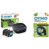 DYMO LetraTag 200B etichettatrice Bluetooth | Stampante per etichette compatta & LetraTag etichette in plastica, rotolo da 12 mm x 4 m, stampa nera su giallo, S0721620