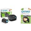 DYMO LetraTag 200B etichettatrice Bluetooth | Stampante per etichette compatta & LetraTag Iron-On etichette per tessuti - rotolo da 12 mm x 2 m - stampa nera su bianco