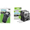 DYMO LabelManager 160 Etichettatrice portatile & D1 etichette, stampa nero su bianco, 12x7 mm, etichette autoadesive per stampanti LabelManager, 2 pezzi