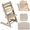 Stokke Tripp Trapp Kit Seggiolone con Cuscino Eco e Baby Set 2 - Wild Wood - Beige Eco