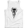 DRAGOWA Skull canotta da uomo 160 g/m², bianco,