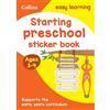 Starting preschool Sticker Book Ages 3-4 (Tascabile) Easy Learning