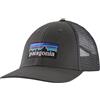 Patagonia P-6 Logo Trucker hat, Forge grey