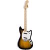 Fender Squier by Fender Sonic Mustang Chitarra Elettrica Scala Corta Sunburst | Chitarra elettrica per principianti con manico a scala corta, ideale per bambini e principianti, facile da suonare