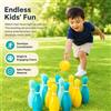 Set Da Bowling Per Bambini Con Attrezzatura Divertente, Birilli E Palle Per