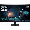 Gigabyte GS32QCA (2560 x 1440 pixel, 31.50"), Monitor, Nero