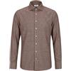 BORRIELLO NAPOLI - Camicia regular fit - Tortora
