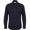 BAGUTTA - Camicia tinta unita - Blu notte