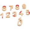 WISSNER® Aktiv lernen - Impilare i Numeri Set Iniziale (11 Pezzi) - RE-Wood®