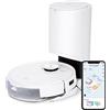 ECOVACS DEEBOT T9+ Robot aspirapolvere e mop Combo con stazione di svuotamento automatico, mappatura laser di precisione, mappe 3D, pulizia oscillante, aspirazione 3000Pa, pulizia a mani libere fino a