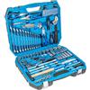 Högert Technik HÖGERT Tecnologia Set di attrezzi I chiavi a bussola, punte e accessori, acciaio al cromo vanadio, forgiato con meccanismo a cricchetto con 72 cricchetti di blocco, HT1R439-131 pezzi