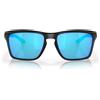 Oakley Occhiali da Sole OO9448 944824 Sylas Nero/Azzurro Unisex 57/17/142