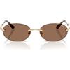 Vogue Occhiali da Sole VO4342S 848/73 Oro Pallido/Marrone Scuro Donna 55/18/140