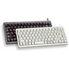 CHERRY G84-4100 Compact Keyboard - Tastatur - PS/2, USB - Englisch - Hellgrau