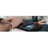 KeySonic KSK-8202ELU-T Tastatur mit Trackball QWERTY schwarz