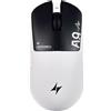 ATK Mouse da gioco wireless ATK Dragonfly A9 Air Ultimate+, 50.000 DPI, 8K Hz, colore: bianco opaco
