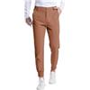 WAZHAKU Pantaloni da golf da uomo, impermeabili, da golf, vestibilità stretta, slim fit, elasticizzati, lunghi, da golf, da golf, elasticizzati, slim fit, da golf, da golf, marrone, M